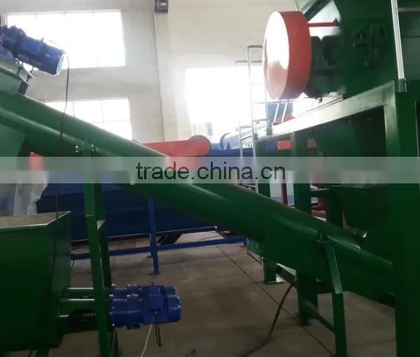 Pet Bottle Flakes Recycling Crushing With Hot Washing Mahine photo-4