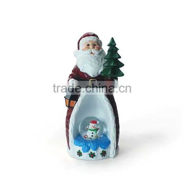 New Year Polyresin Lifelike Santa Claus Sculpture photo-6