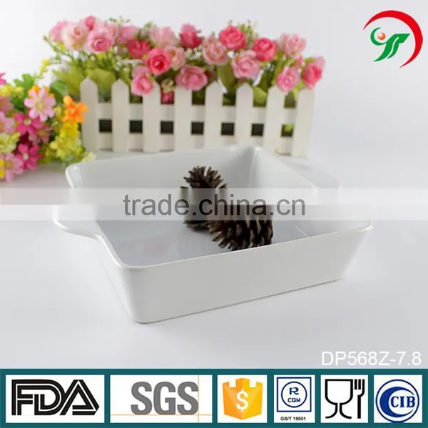 Hospitality Hotel Supply Ceramic Baking Dish Custom Logo Bakeware photo-6