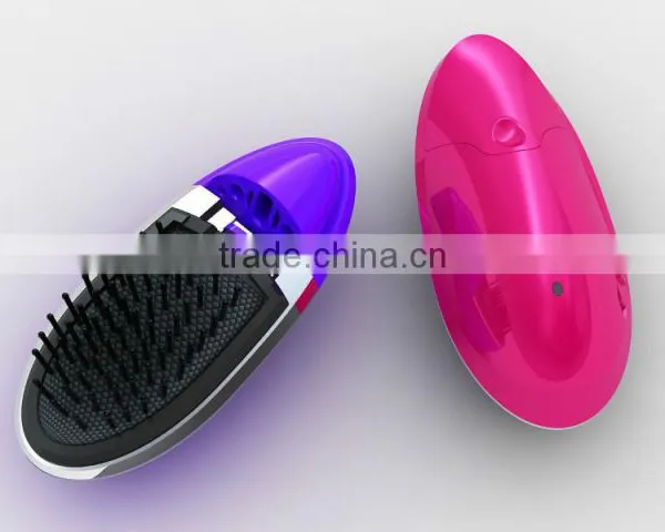 Hot Negative Ion Hair Comb Inhibition of Electrostatic Increase Luster Mini Style Easy to Carry photo-3
