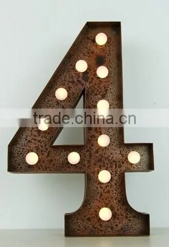 Waterproof Metal Shaped Lamps Decorative Advertising Backdrop Lamp photo-4