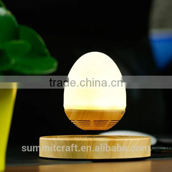 Creative Egg Shaped Night Light Magnet Levitating Bluetooth Speaker photo-2