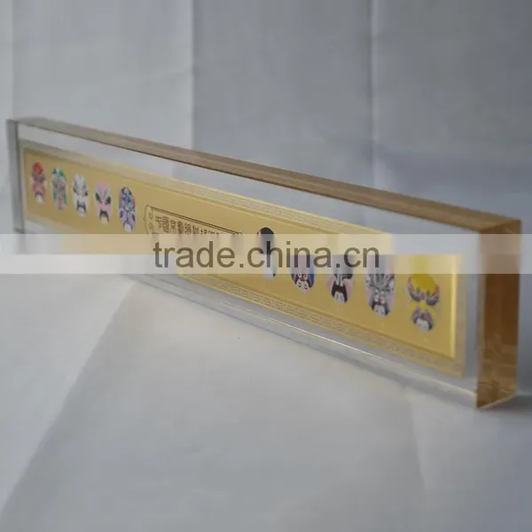 China Factory Custom Embedded Acrylic Awards Embedded Objects in Acrylic photo-3