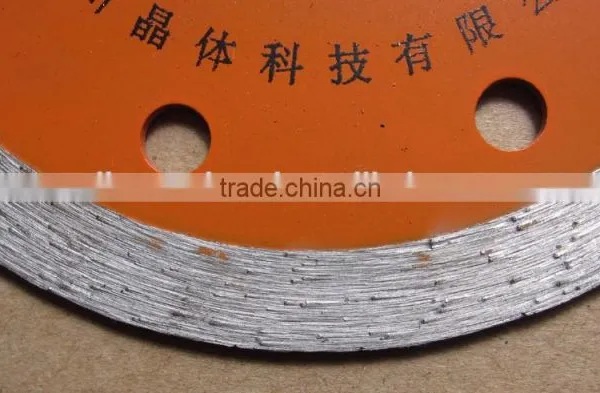 4.4" Diamond Saw Blade Continous Rim China Diamond Blades Electroplated photo-2