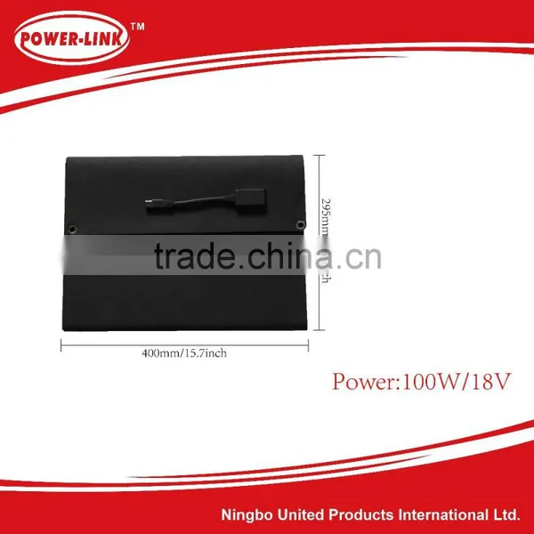 100W18V Wholesale Portable Sunpower Folding Solar Panel ,Folding Monocrystal Solar Charger,for Car ,boat,laptop photo-2