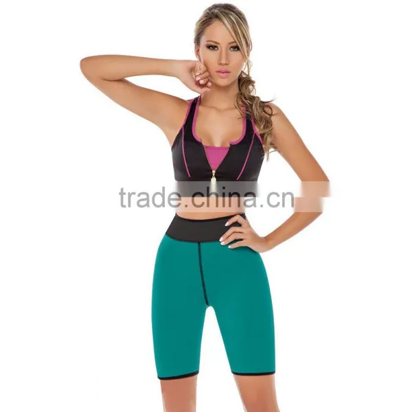 Sexy Neoprene Wetsuit Tights Women Ultra Slim Body Shaper Gym Pants photo-2