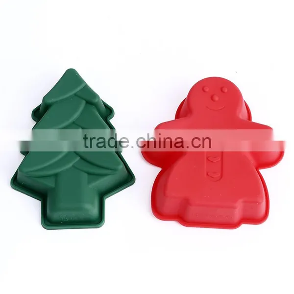 CBU06 Christmas Tree Style Silicone Cake Mould photo-2