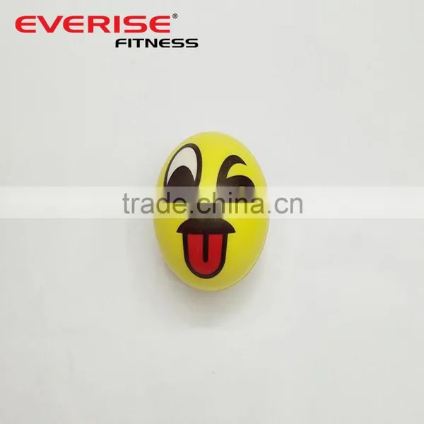 Yellow Smiley Face PU Stress Ball photo-4