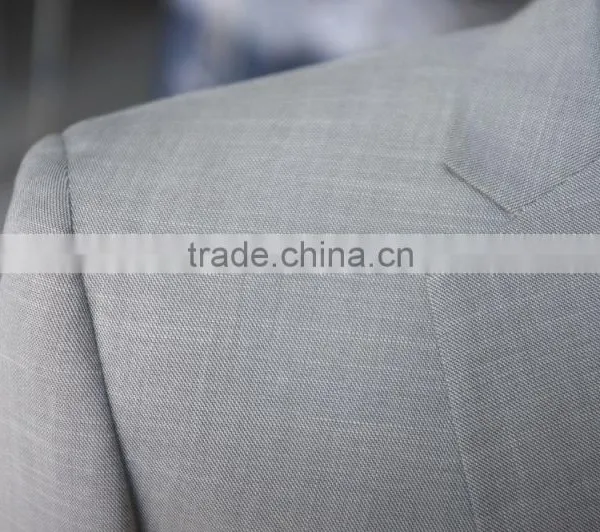 Wedding Dress Blazer for Men T/r Two Button White Slim Fit Jacket photo-5