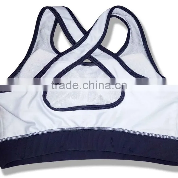 Ladies Fitness Sports Bra Made of Lycra photo-2
