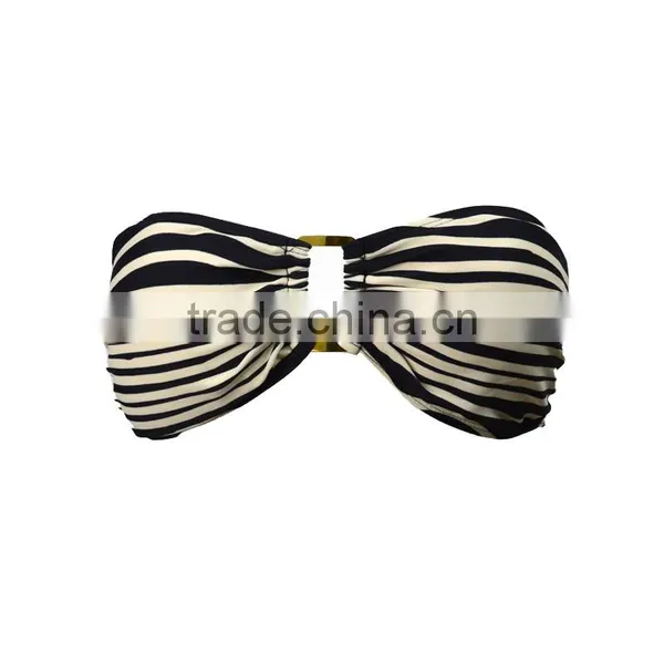 Cheap Stripe Printing Sexy Women Metallic Bikini Swimwear Wholesale photo-2