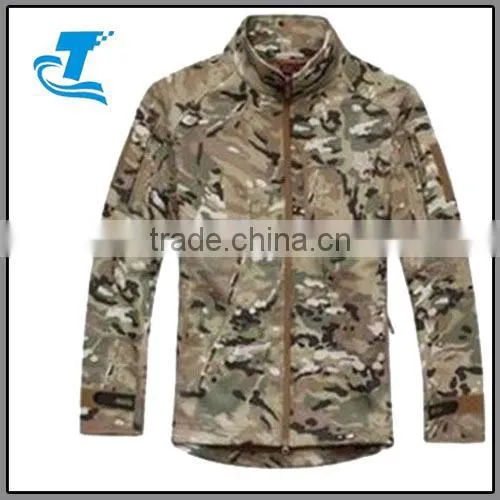 Hot Sale Breathable Camouflage Hiking Wear Men Sharkskin Jacket photo-2