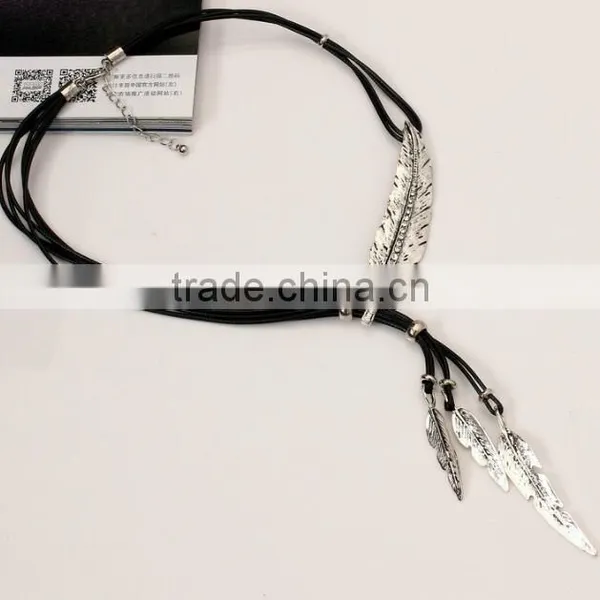 Zm34111a European Style Women Rhinestone Long Pendant Necklace Jewelries photo-5