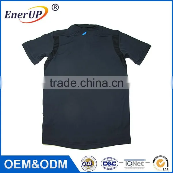 Men Clothing Sport Wear Gym Moisture Wicking Antibacterial Plain t Shirt Wholesale photo-4