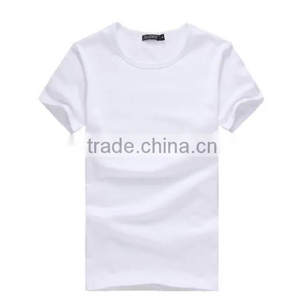 2017 Garment Factory Customized Your Own Brand Design Plain Color 95% Cotton 5% Spandex Private Label High Quailty Men T-shirts photo-3