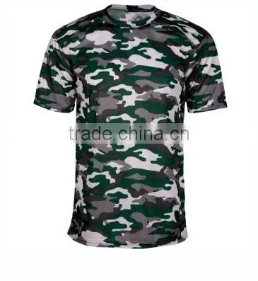 Yarn Dyed Comouflage Tshirt With Quick Dry and Breathable Fabric photo-6