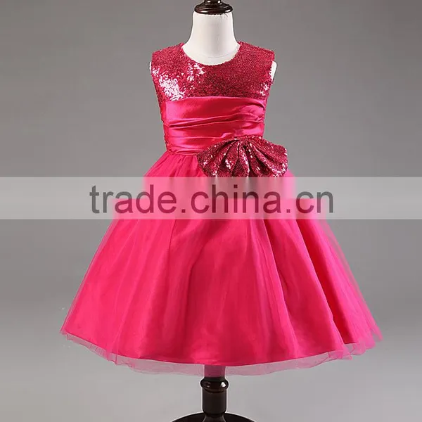 2015 New Flowers Dress For Girls For Wedding and Party Summer Baby Clothes Princess Party Kids Dresses For Girl Infant Costume photo-2