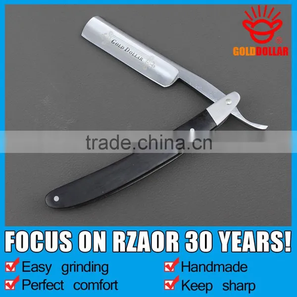 "GOLD DOLLAR W50" Single Edge Straight Razor Barber Razor Shaving Ready