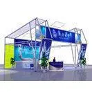 Custom Recyclable Exhibition Booth Display , Island Truss Trade Show Booths