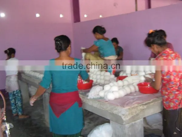 Pure Sheep Wool Eco Felted Laundry Dryer Ball/ Soft Hand Made Dryer Ball photo-3