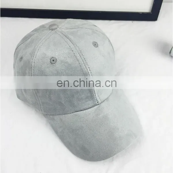 Wholesale Custom Suede Baseball Cap Hats photo-2