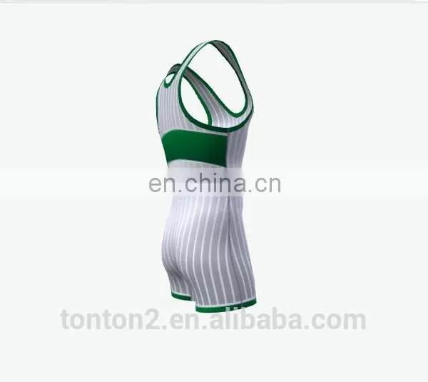 Sublimation Quick Dry New Wresting Singlet photo-5