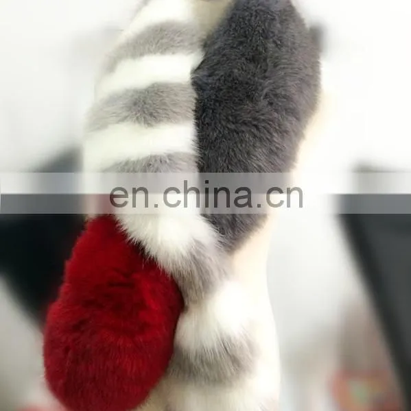 Fashion Top Quality Women Winter New Style Cheap Ladies Fox Fur Warm Scarf photo-2