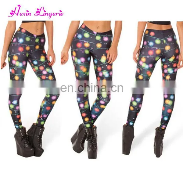 Free Sample Oem Sexy Women Polyster Spandex Blank Sublimation Leggings photo-5