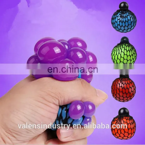 Hot 2017 Wholesale Stress Relase Squeeze Mesh Grape Ball Toys Squishy Mesh Ball Factory Supplier photo-2