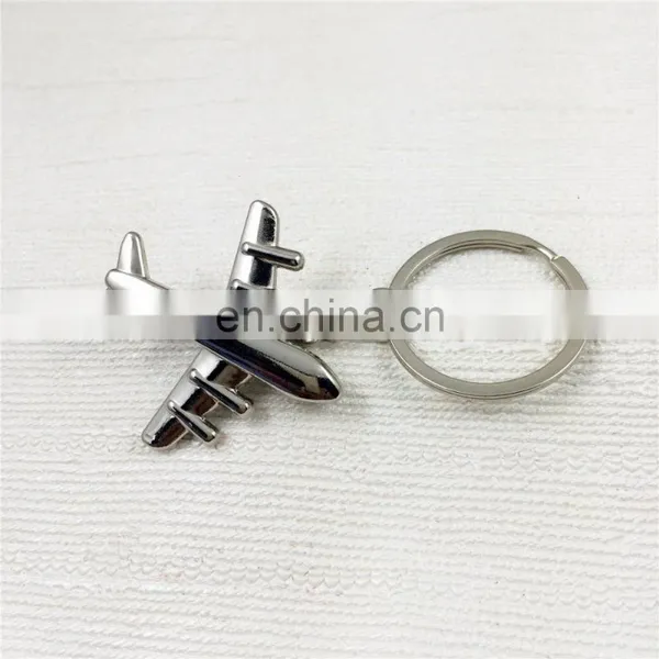Customized 3D Airplane Metal Keychains photo-3