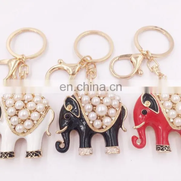 Animal Keychain Cute Elephant Pendant Purse Bag Buckle Key Chains Keychain Ornament photo-2
