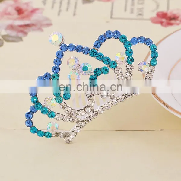 Children's Princess Party Gift Baby's Diamante Crystal Tiara Hair Tiara Crown photo-5