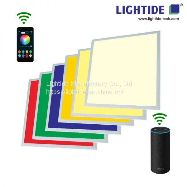 CE Approved Smart RGBW+CCT Changing LED Panel Lights With Bluetooth & WIFI Alexa Speaker Control, 200-240vac, 20W photo-2