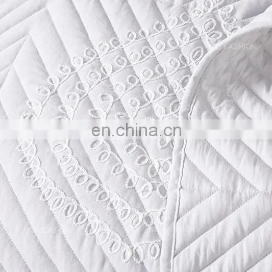 Quilt Size Full Queen King Supper Soft Velvet Quilted Bedspread Bedding Set photo-5