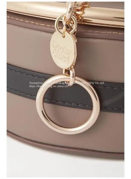 020 Autumn Winter New Women's Beige Grey Cow Leather Saddle One-shoulder Bag Net-a-Porter photo-2