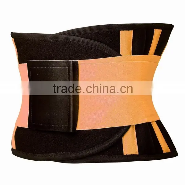 ORIGINAL POWER BELT ORANGE BACK SWEATING BELT SUPPORT WAIST SHAPERS GYM photo-2