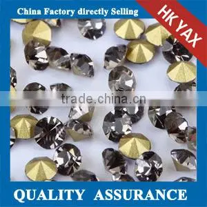 0522C China Exporter Point Back Rhinestone Flat Back, Round Point Back Rhinestone Factory, Cheap Crystal Point Back Wholesaler photo-2