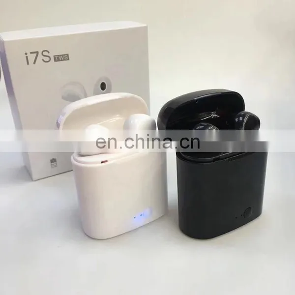 Cheaper and Good Quality i7 I7s Tws Wireless Earbuds With Logo Earphones BT5.0 Black White for Smart Phone Tablet photo-4