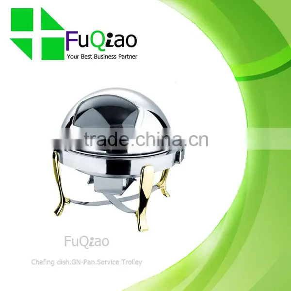 Hot Sale Stainless Steel Restaurant Round Roll Top Buffet Chafer photo-4