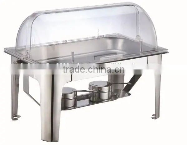 Factory Price Roll Top Stainless Steel Buffet Chafing Dish for Hotel photo-4