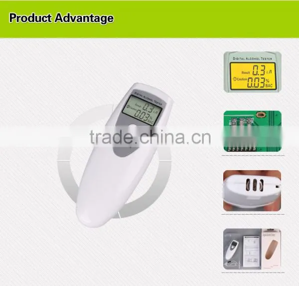 Professional Portable Pocket Breathalysers Mouthpiece Alcohol Tester Digital Breath Alcohol Tester With Backlight photo-6