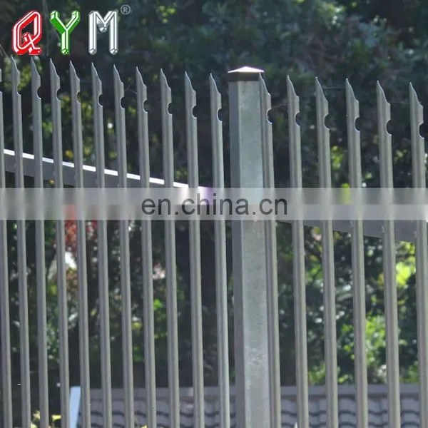 QYM Galvanized Powder Coated Europe Type W Steel Palisade Fence photo-4