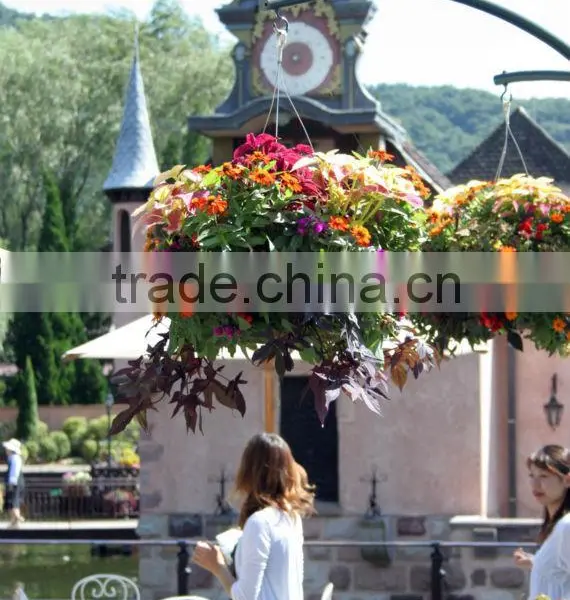 Vertical Hanging Garden Flower Ball Set/artificial Flower Pots With Chain photo-3