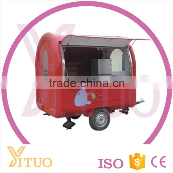 Retail Mobile Street Food Kiosk Cart Trailer /food Kiosk Design for Sale photo-3