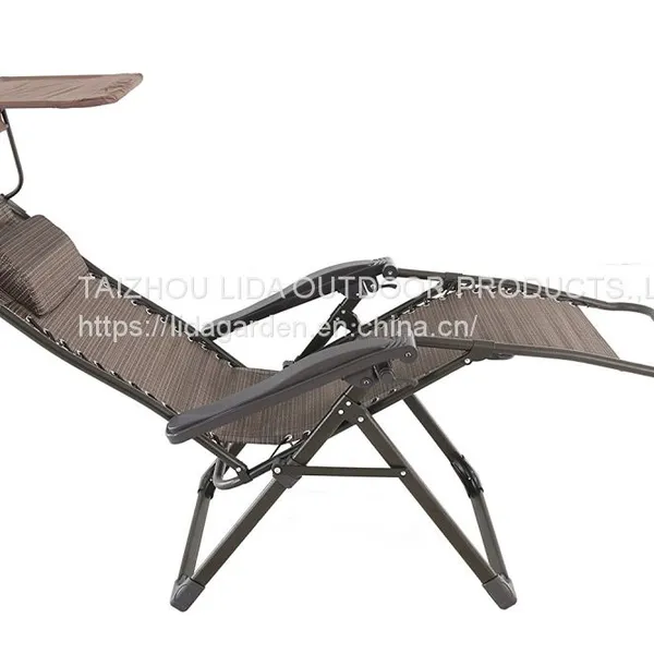 Folding Lightweight Zero Gravity Chair Recliner Lounger Chair for Outdoor Beach Pool Camping Chair