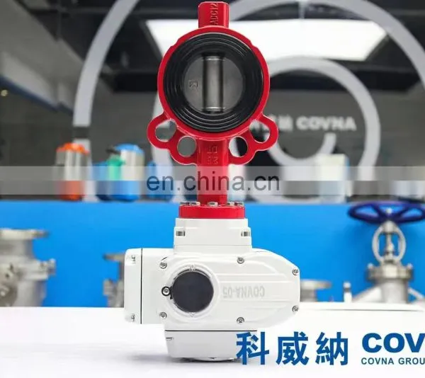Aluminum Alloy COVNA DN50 1 Inch Motorized Electric KITZ Butterfly Valve Control Valve Mini Butterfly Valve photo-4