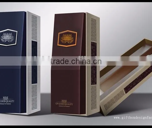 Wholesale Luxury Paper Packaging Wine Gift Box photo-3