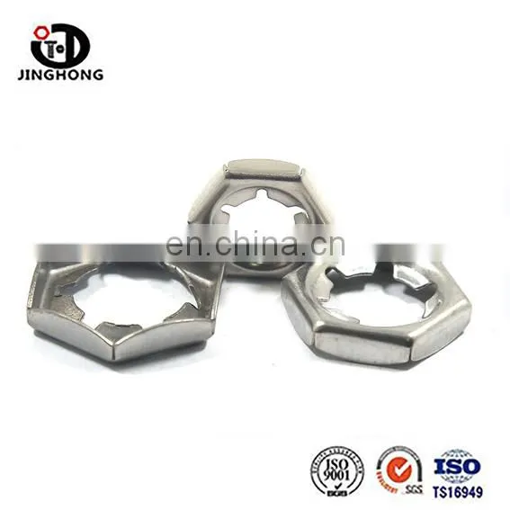High Tensile DIN7967 Stainless Steel Tight Pal Nuts Plain Self Locking Counter Nuts photo-5