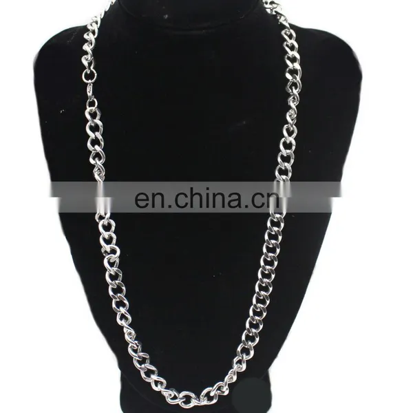 Women Hip Hop Neck Chain Jewelry Custom Stainless Steel Necklace Chain photo-3