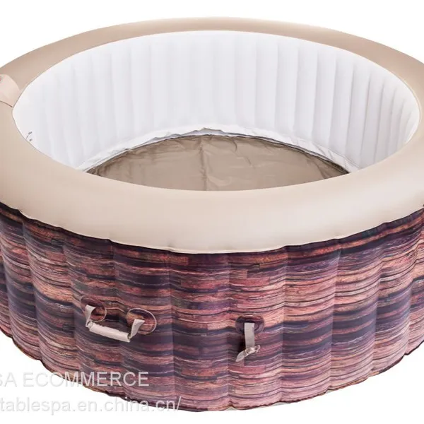 YJ4 Series 4-Person SPA Round D1800mm With Built-in Electric Box W/o JET Pump